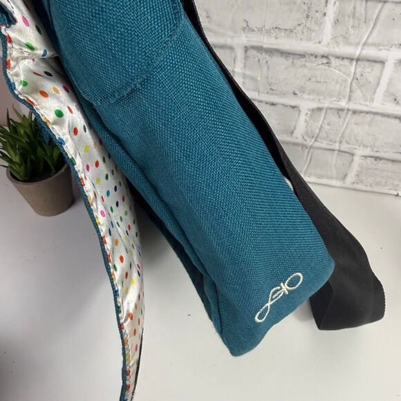 Ogio Midtown Messenger Computer Shoulder Laptop Bag Teal Blue - Picture 11 of 12